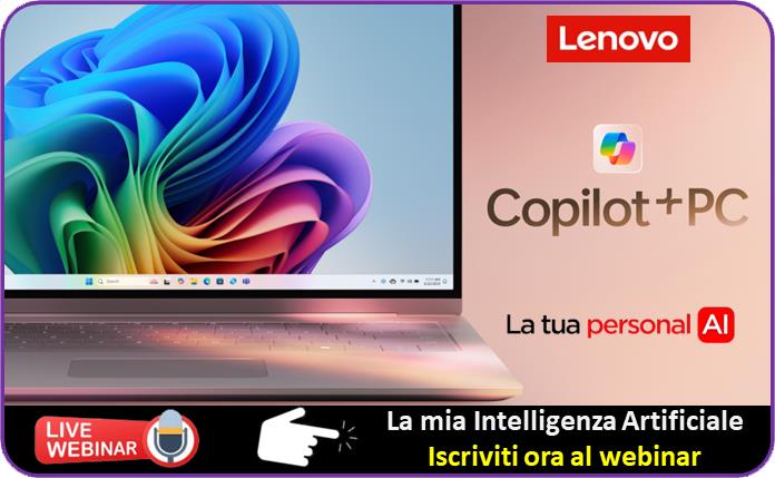 IA per tutti Copilot PC Lenovo 20